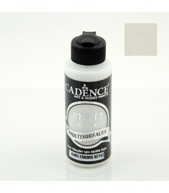 Cadence Hibrit Multisurface Boya H003 Eskimiş Beyaz 120ML
