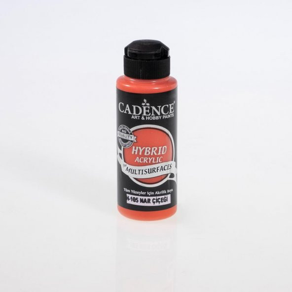 Cadence Hibrit Multisurface Boya H105 Nar Çiçeği 120ml - 1