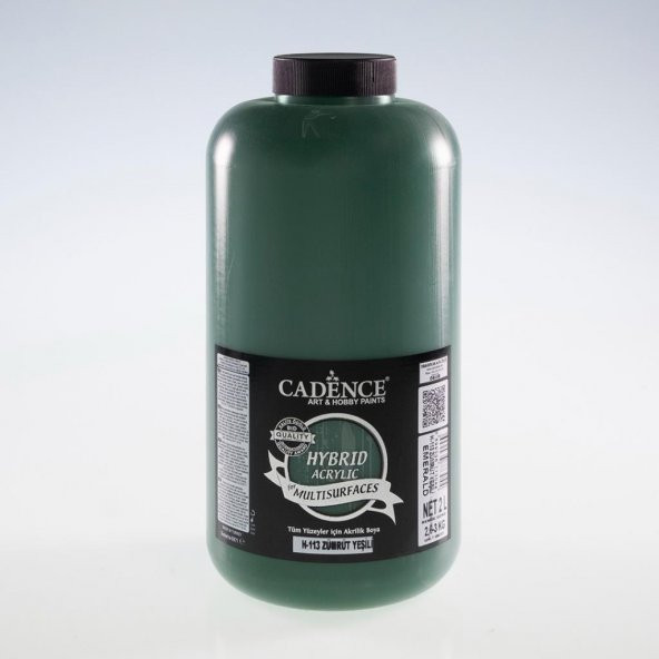Cadence Hibrit Multisurface Boya 2000ml H-113 Zümrüt Yeşili (3 Kg)