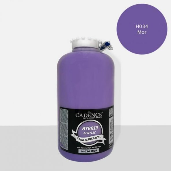 Cadence Hibrit Multisurface Boya 2000ml H-034 Mor (3 Kg)