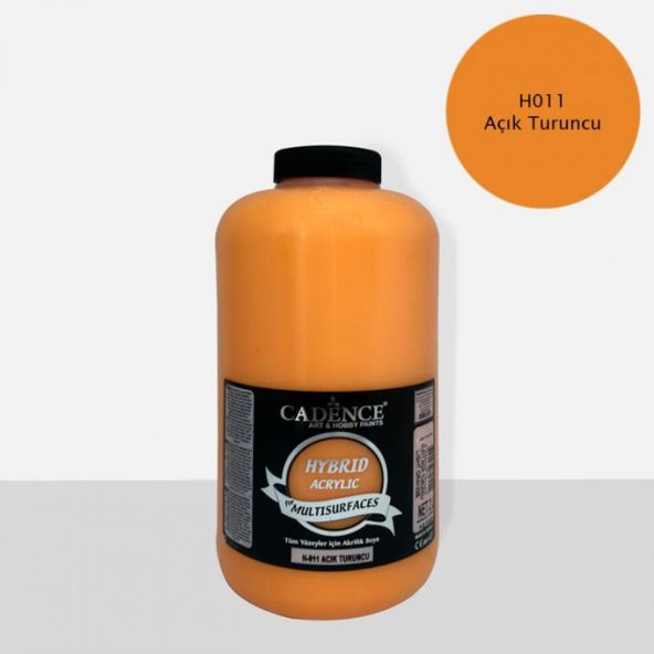 Cadence Hibrit Multisurface Boya 2000ml H-011 Açık Turuncu (3 Kg) ürün görseli