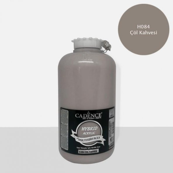 Cadence Hibrit Multisurface Boya 2000ml H-084 Çöl Kahvesi (3 Kg)