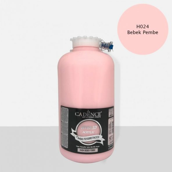 Cadence Hibrit Multisurface Boya 2000ml H-024 Bebek Pembe (3 Kg)