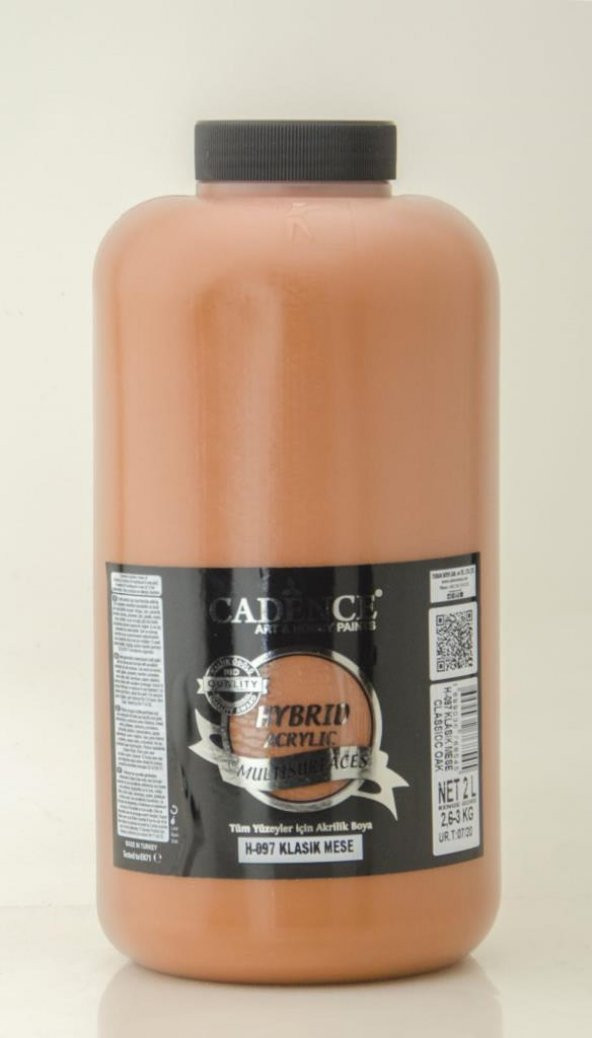 Cadence Hibrit Multisurface Boya 2000ml H-097 Klasik Meşe (3 Kg)