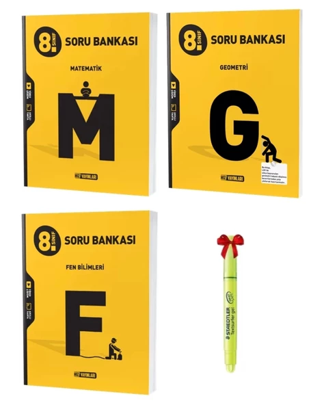LGS 8.Sınıf Matematik Geometri ve Fen Bilimleri Soru Bankası