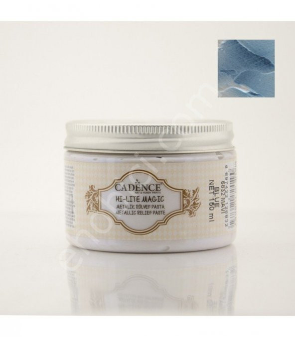Cadence Hi-Lite Rölyef Pasta 150ml 6832 Mavi