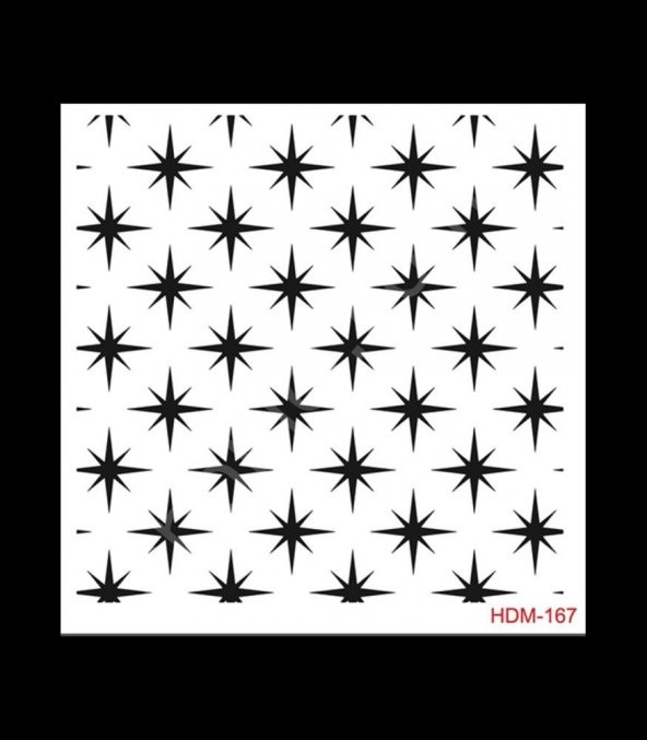 HDM167 Cadence Home Dekor Stencil 25x25