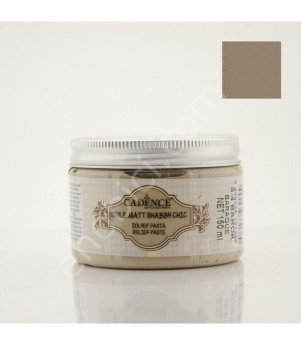 Cadence Shabby Chic Renkli Rölyef Pasta 150ml SR04 Barok