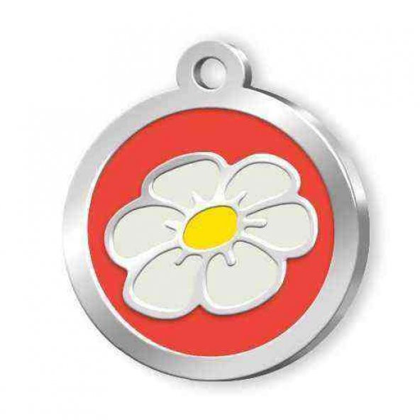 Mineli Seri Papatya Desenli Künye Kırmızı ürün görseli