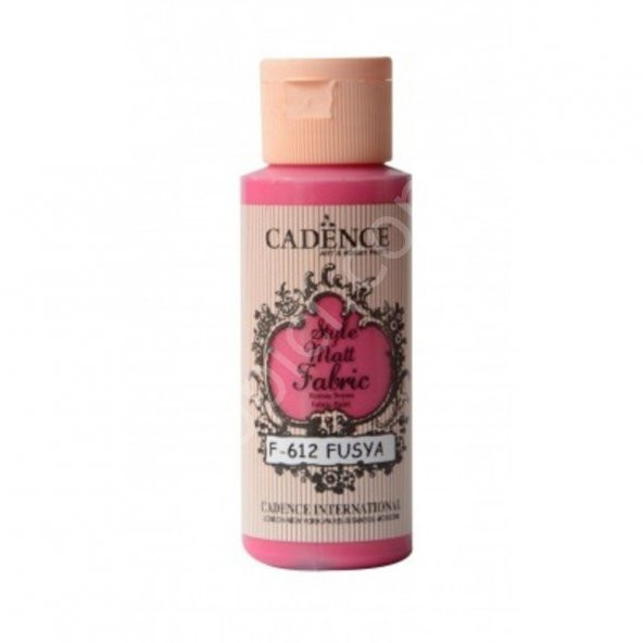 Cadence Style Mat Kumaş Boyası - 612 Fuşya 59ml
