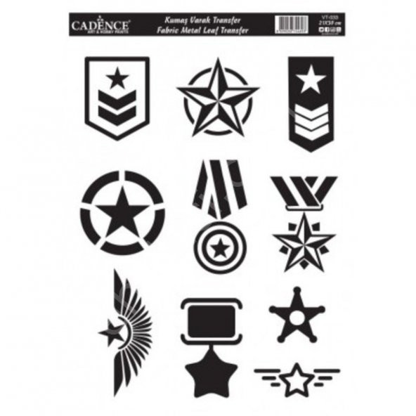 VT-33 Kumaş Varak Transfer 21x30 - Resim 2