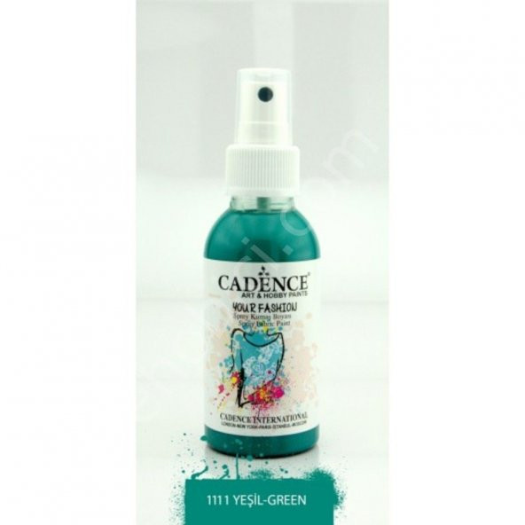 Cadence Your Fashion Sprey Kumaş Boyası - 1111 Yeşil ürün görseli