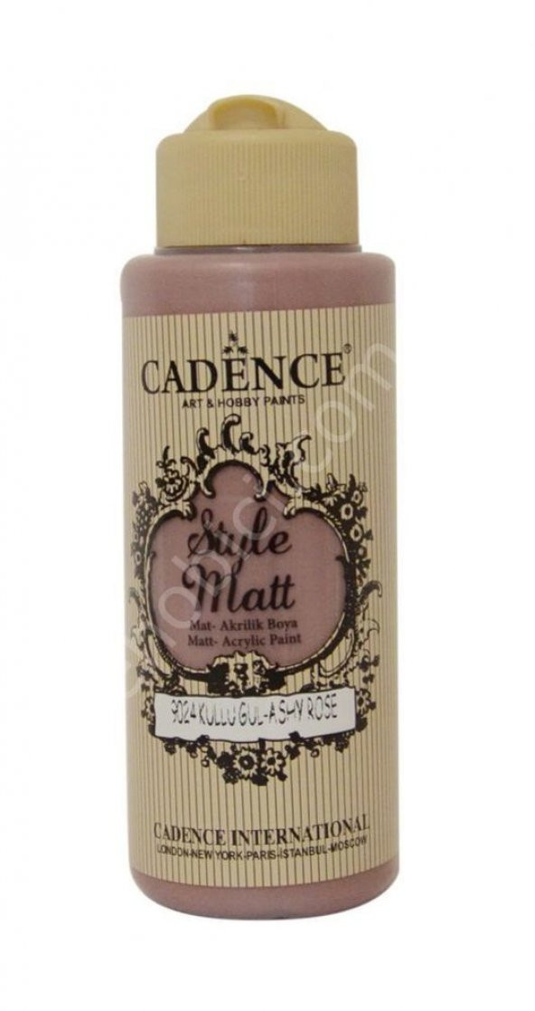 Cadence Style Matt Akrilik Boya S9024 Küllü Gül 120ml ürün görseli 1