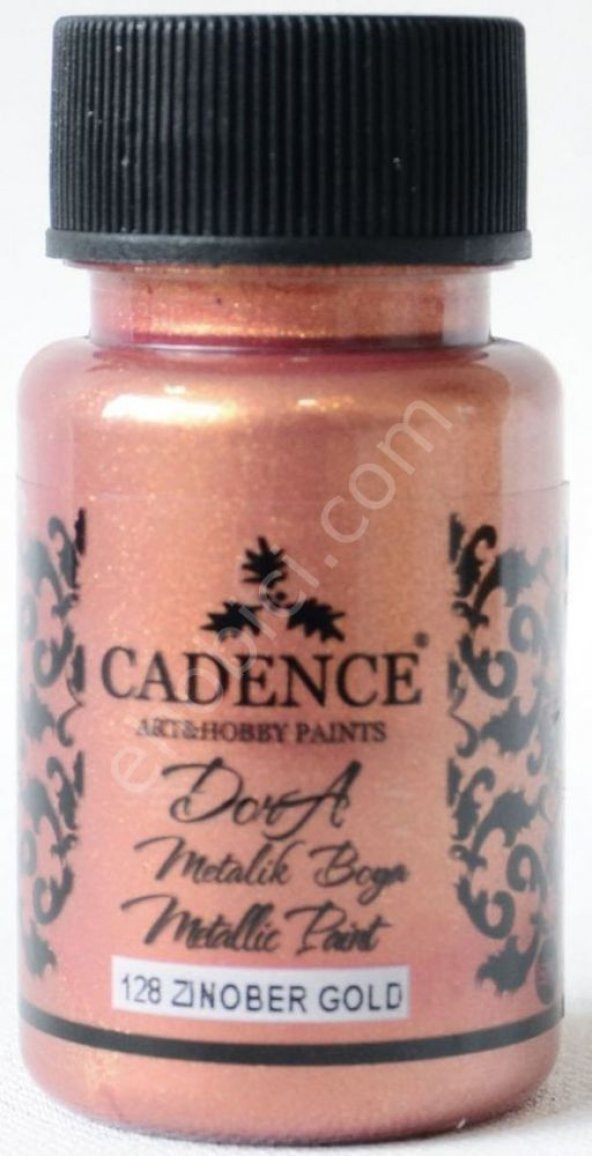 Cadence Dora Metalik Boya 128 Zinober Altın 50ML