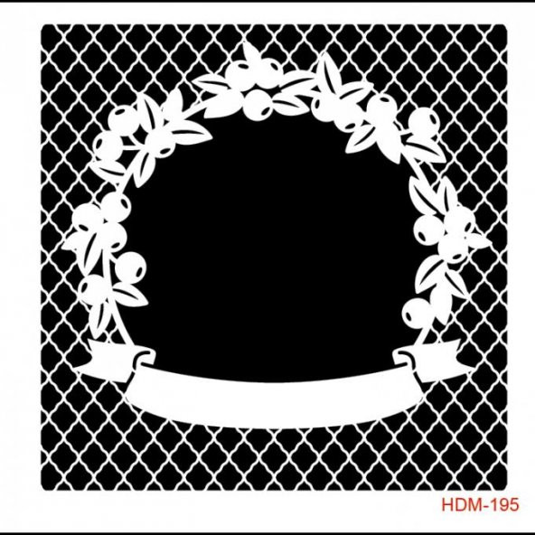 Cadence Home Dekor Stencil 25x25 HDM195