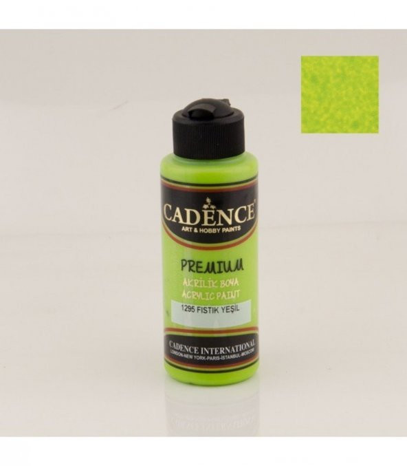 Cadence Akrilik Boya 1295 Fıstık Yeşil Ahşap Boyası 120ML ürün görseli