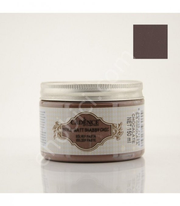 Cadence Shabby Chic Renkli Rölyef Pasta 150ml SR05 Çikolata
