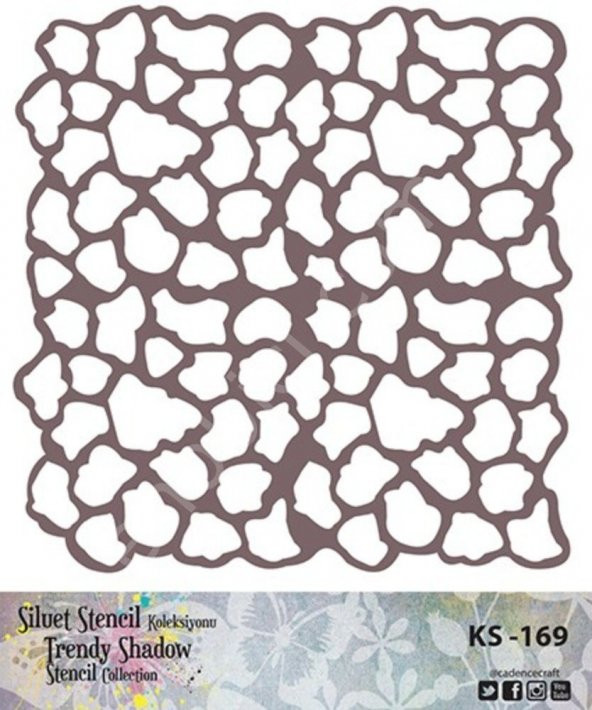 Cadence KS169 Silüet Stencil ürün görseli 1