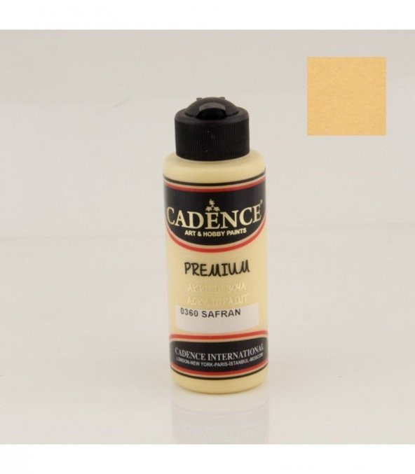 Cadence Akrilik Boya 0360 Safran Ahşap Boyası 120ML ürün görseli