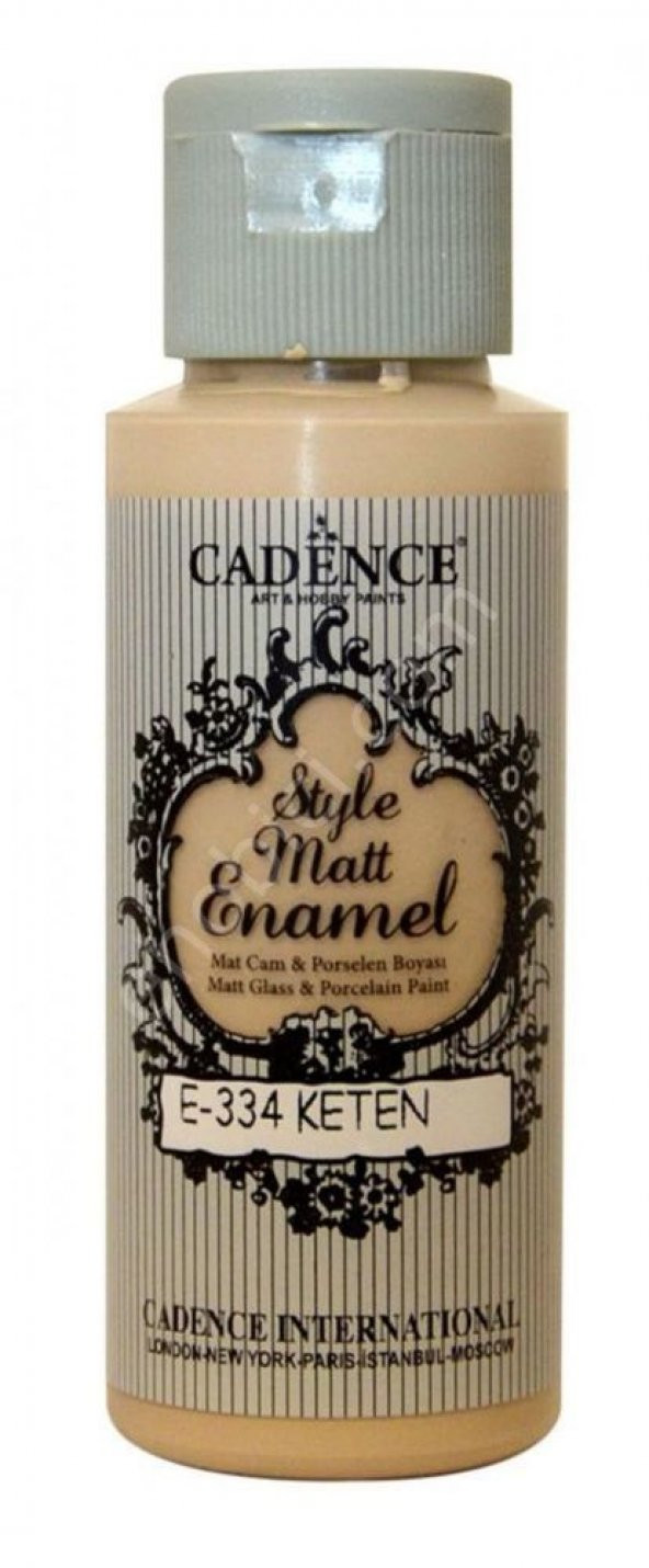Cadence Enamel Cam ve Porselen Boyası - 334 Keten
