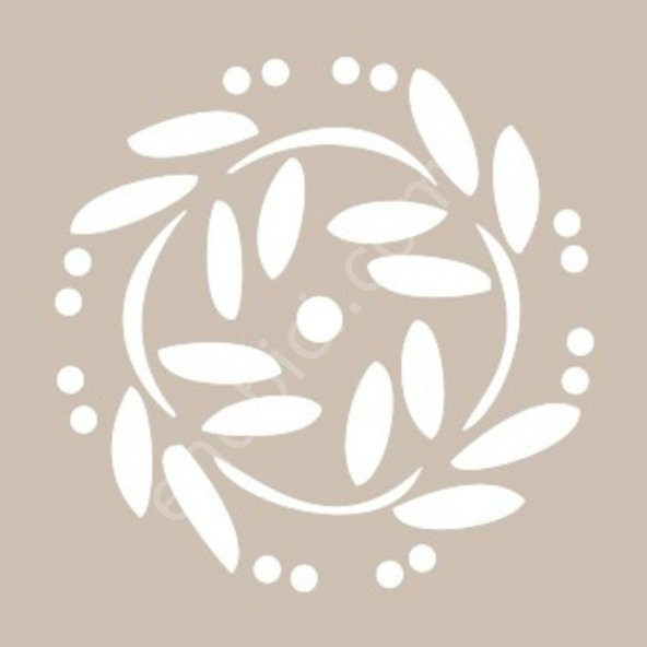 YB40 22x22 Cadence Yuvarlak Seri Stencil - 2