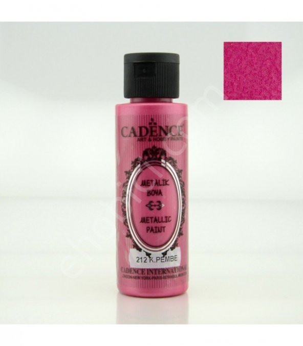 Cadence Metalik Boya - 212 Koyu Pembe 70ML ürün görseli 1