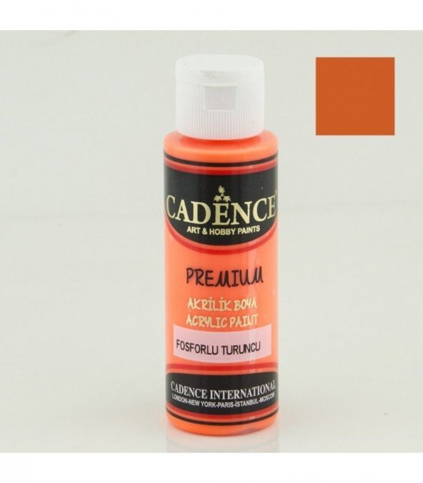 Cadence Florasan Turuncu (Fosforlu) Ahşap Boyası 70ml