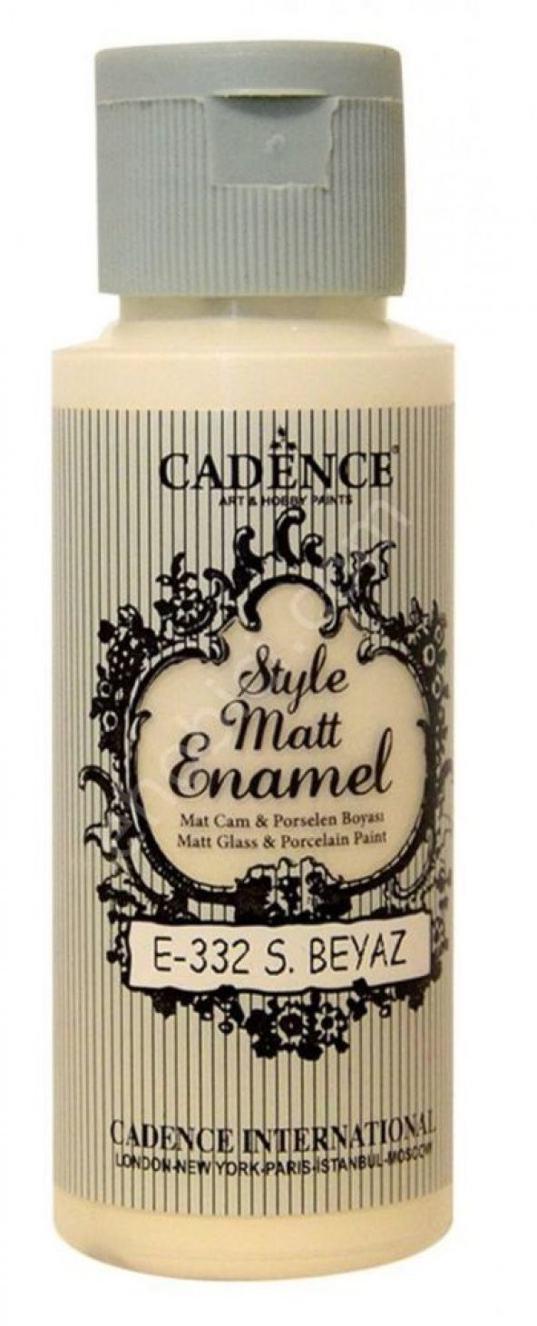 Cadence Enamel Cam ve Porselen Boyası - 332 S.Beyaz