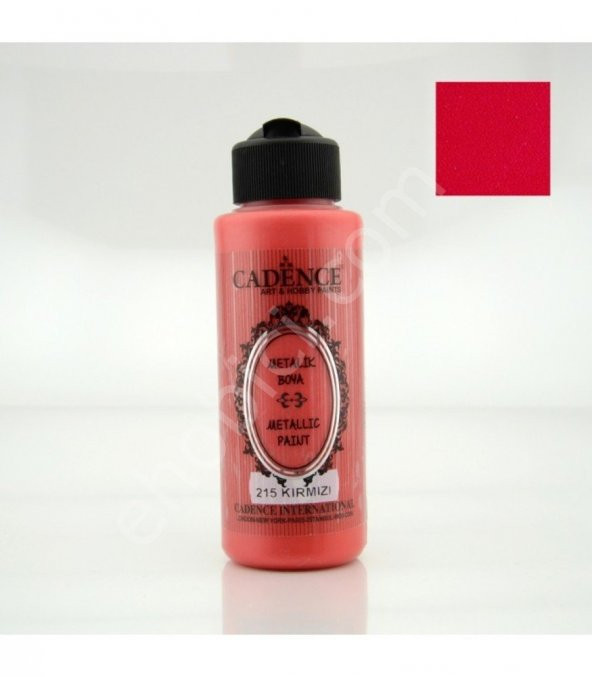 Cadence Metalik Boya - 215 Kırmızı 120ML ürün görseli 1