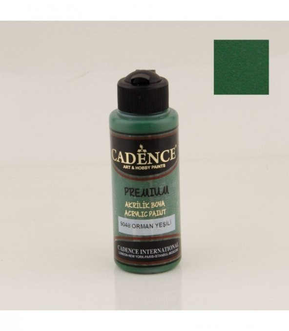 Cadence Akrilik Boya 9048 Orman Yeşili Ahşap Boyası 120ML