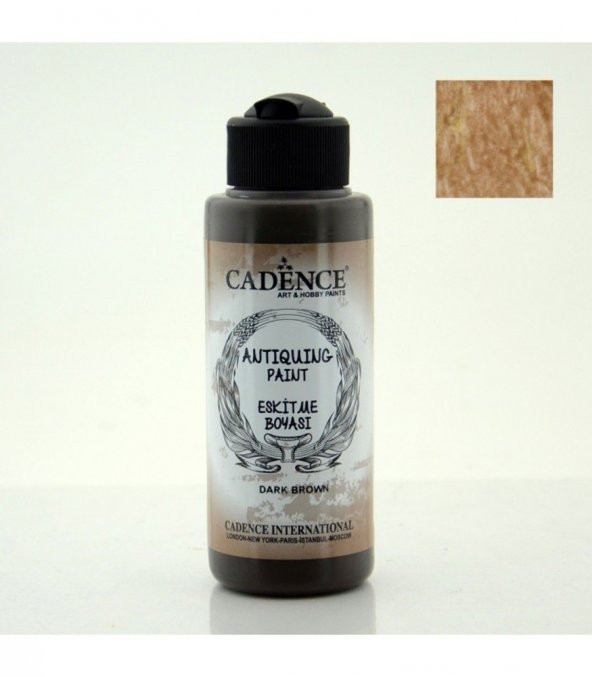 Cadence Eskitme Boyası 300 Koyu Kahve Antiquing 120ml