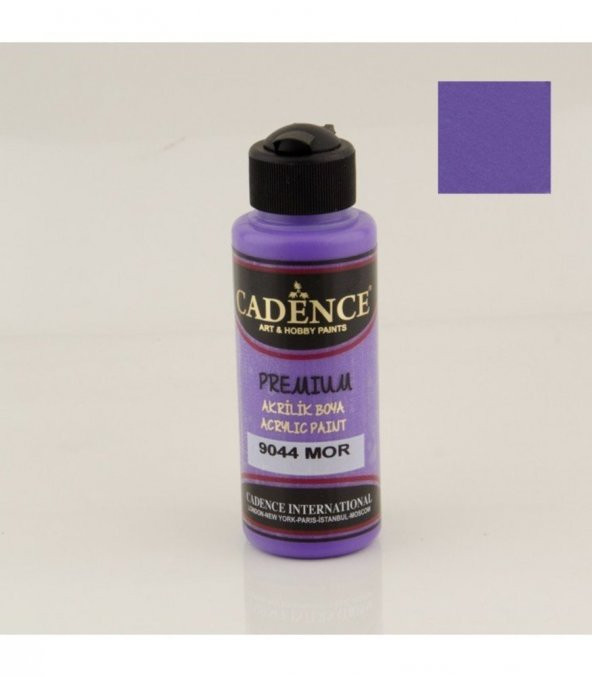 Cadence Akrilik Boya 9044 Mor Ahşap Boyası 120ML