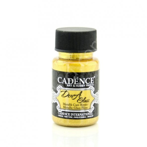 Cadence Dora Glass Cam ve Porselen Boyası - 3136 Rich Gold