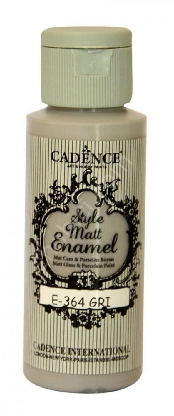 Cadence Enamel Cam ve Porselen Boyası - 364 Gri