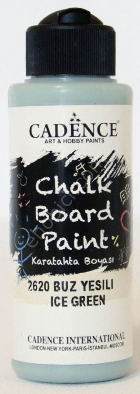 Cadence Kara Tahta Boyası - 2620 Buz Yeşili 120ML