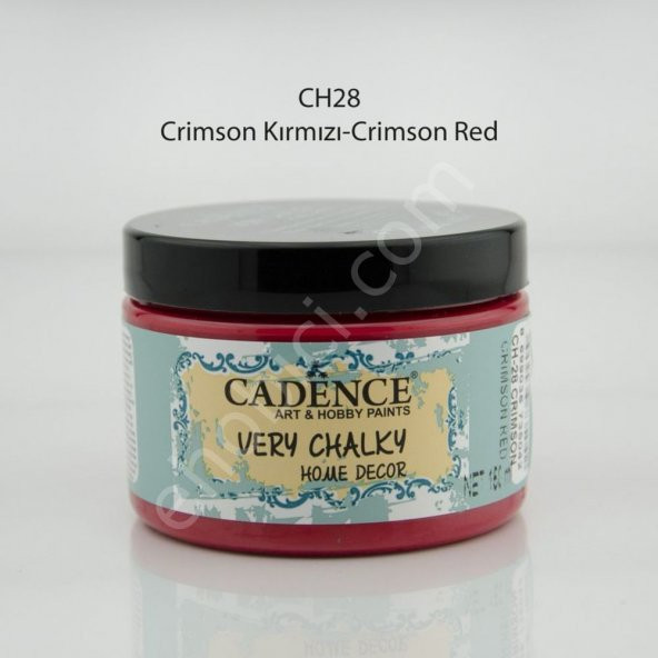 CH28 Crimson Kırmızı - 150ML Cadence Very Chalky Home Decor