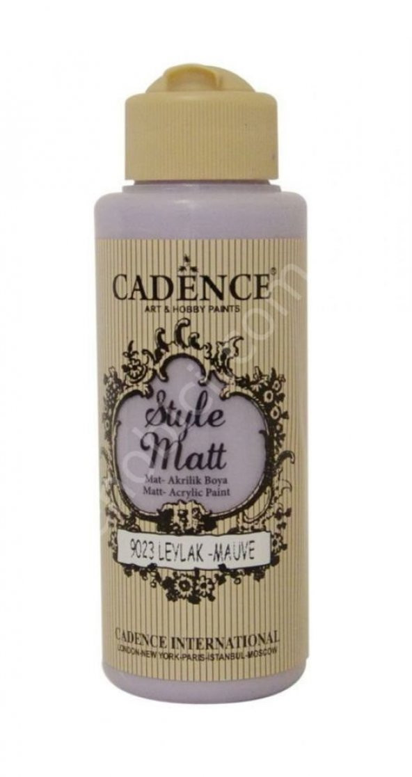 Cadence Style Matt Akrilik Boya S9023 Leylak 120ml