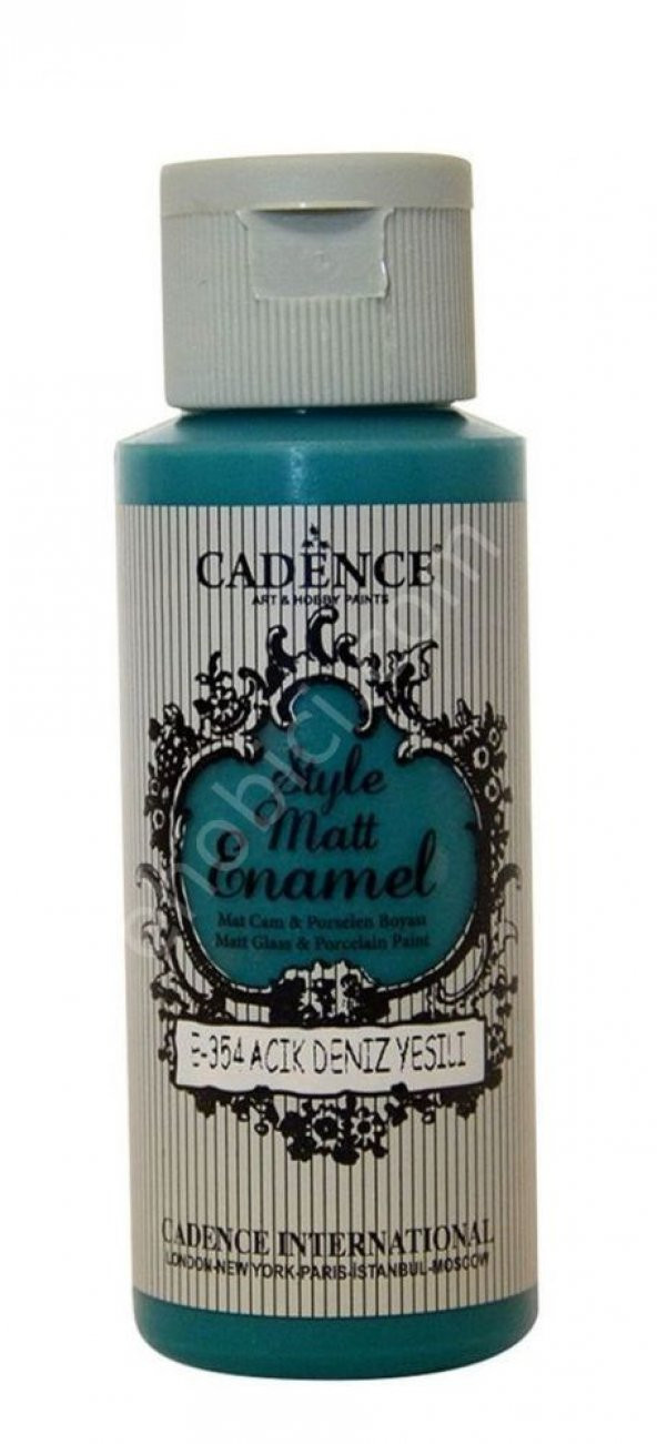 Cadence Enamel Cam ve Porselen Boyası - 354 Açık Deniz Yeşili ürün görseli
