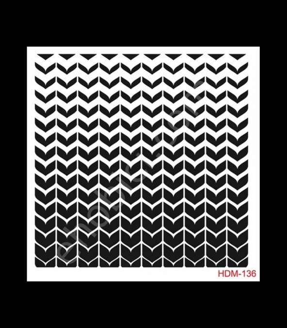 HDM136 Cadence Home Dekor Stencil 25x25