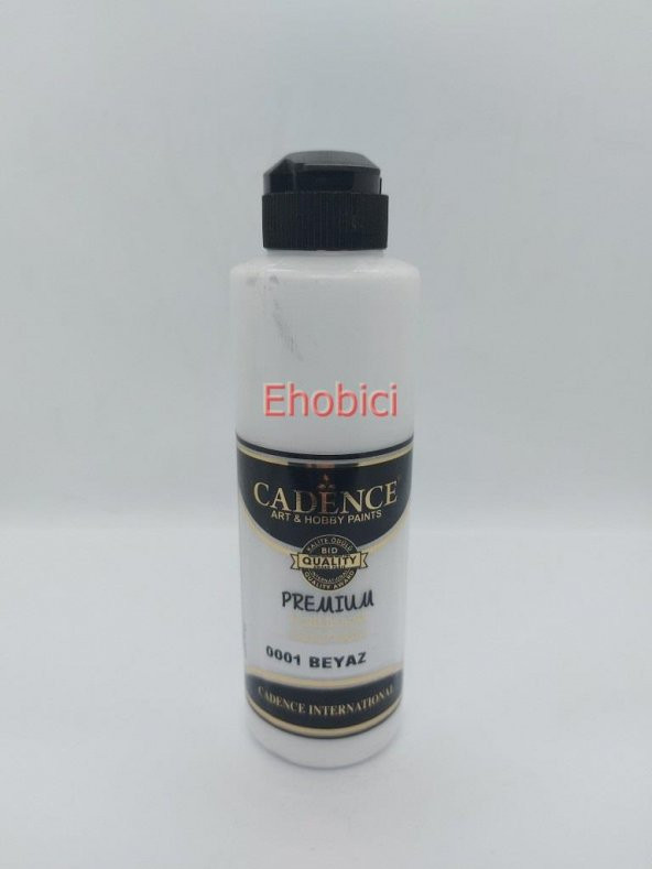 Cadence Akrilik Boya 250ML 0001 Beyaz Ahşap Boyası - 1