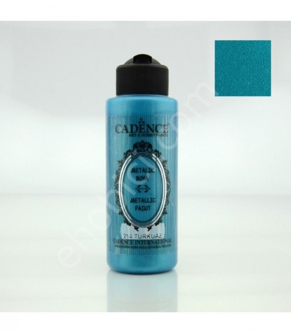 Cadence Metalik Boya - 214 Turkuaz 120ML ürün görseli 1