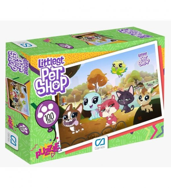 Ca Games Littlest Petshop Kutulu Puzzle/Yapboz 100'parça ürün görseli 1