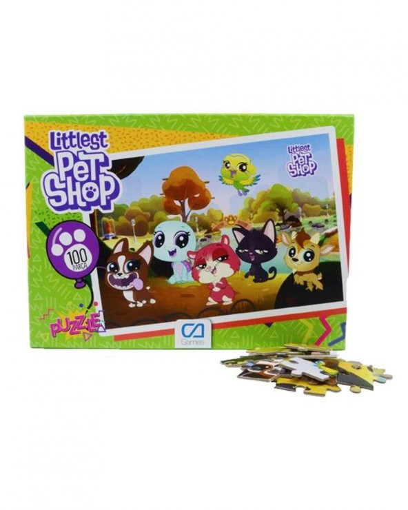 Ca Games Littlest Petshop Kutulu Puzzle/Yapboz 100'parça - Resim 2