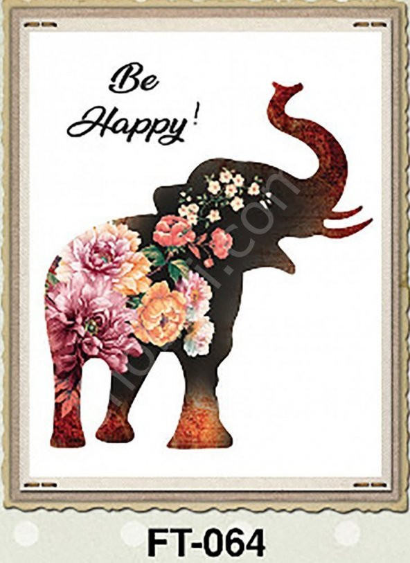 FT-64 Cadence Kumaş Transfer 25x35 Çiçekli Hayvan Figürleri Serisi ürün görseli