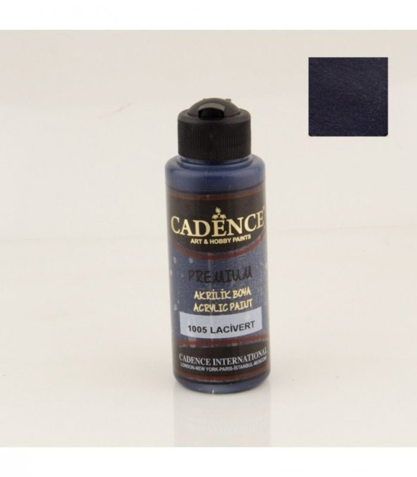 Cadence Akrilik Boya 1005 Lacivert Ahşap Boyası 120ML