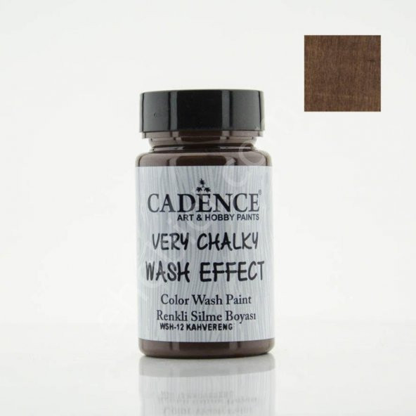 12 Kahverengi - Wash Effect - Renkli Silme Boyası