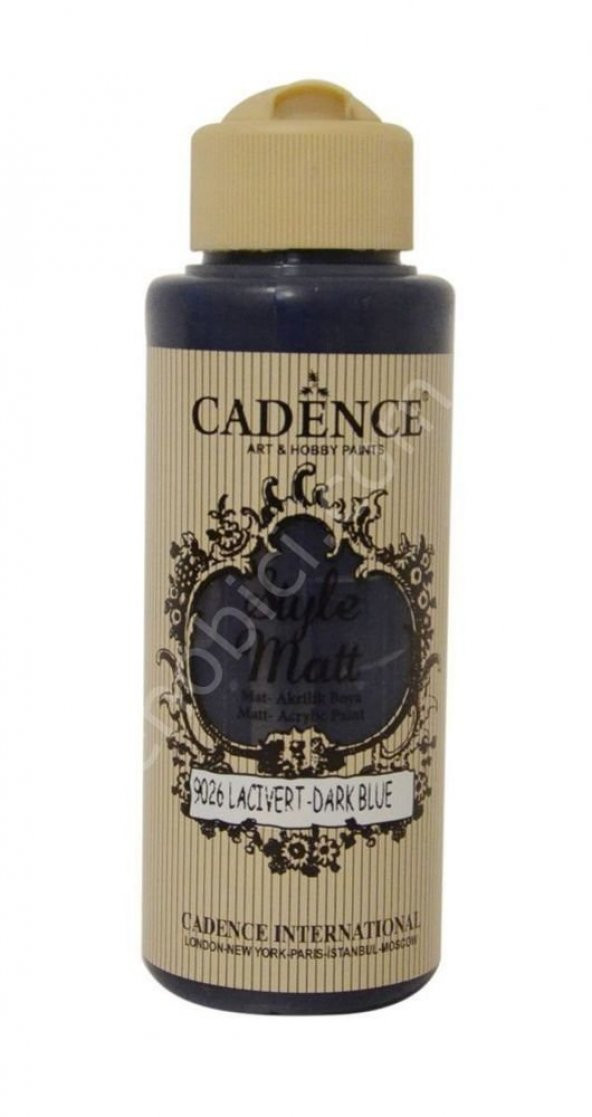 Cadence Style Matt Akrilik Boya S9026 Lacivert 120ml ürün görseli
