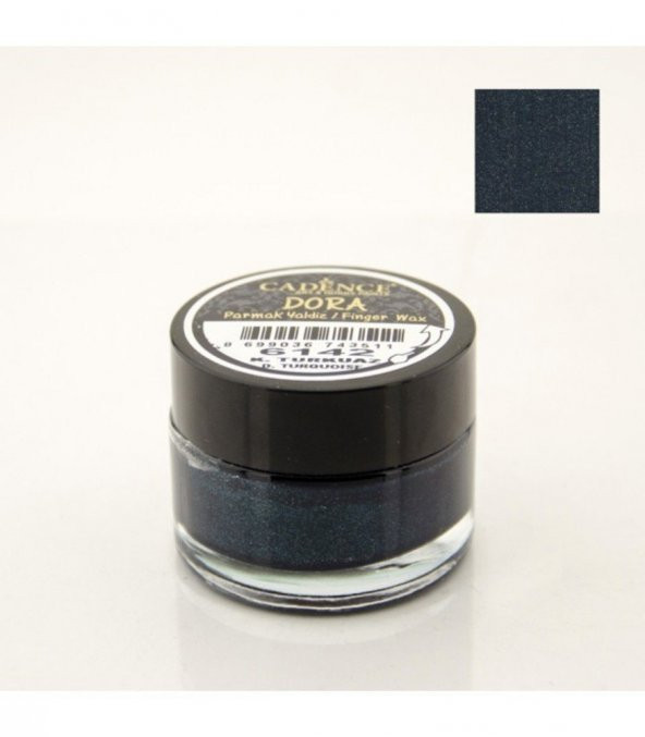 6142 Koyu Turkuaz - Cadence Dora Wax Parmak Yaldız