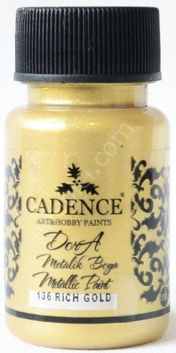 Cadence Dora Metalik Boya 136 Rich Gold 50ML