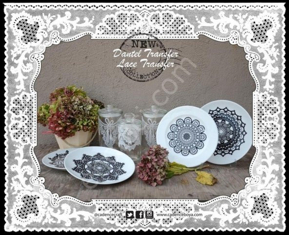 DT021 17x25 Dantel Transfer - Resim 2